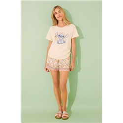 Pijama corto algodón Lilo & Stitch