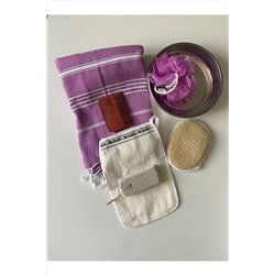 Gülers Collection, Hamam - Sauna - Banyo - Plaj - Gelin- Damat Hamamı Seti Premium 7'li Jut Set
