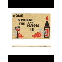 Fußmatte Wine in Natur - (B)60 x (T)40 cm