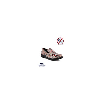 Spring Step Women's Professional Pink Multi Large Skulls Ferrara Shoe