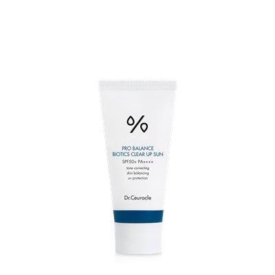 [DR. CEURACLE] Крем для лица солнцезащитный ПРОБИОТИКИ Pro Balance Bioticsc Clear Up Sun SPF50+ PA++++, 50 мл