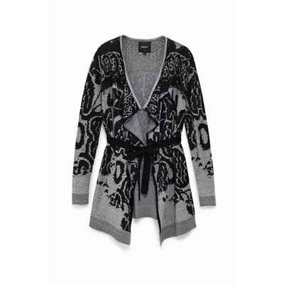 Jersey de punto y floral