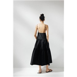 PANELLED MIDI DRESS