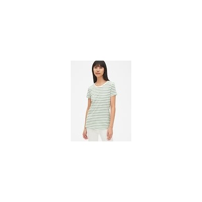 Vintage Wash Stripe Crewneck T-Shirt