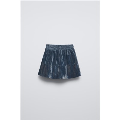 VELVET BERMUDA SKIRT