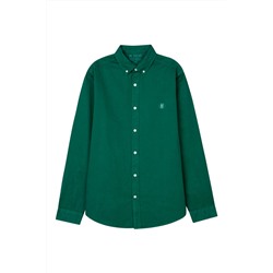 Camisa slim fit Verde