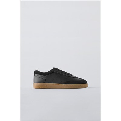 RETRO LEATHER SNEAKERS