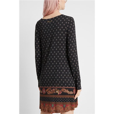 Vestido boho cerrado