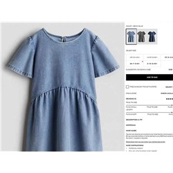 Детское платье из тонкого джерси под джинс H&*M 🖤❤️ Цена на оф.сайте 3570₽