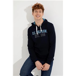 Erkek Lacivert Kapüşonlu Sweatshirt