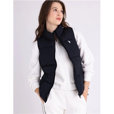 CLASSIC PUFFER VEST WITH ZIP POCKETS