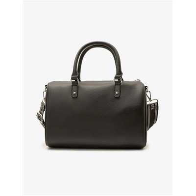 SOLID SWIFTY SATCHEL BAG WITH CROSSBODY STRAP