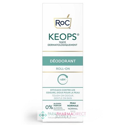 Roc Keops - Déodorant - Peau Normale - Roll-on 30 ml