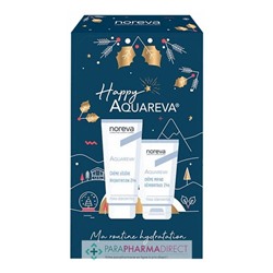 Noreva Aquareva Crème Hydratante 24H Texture Légère 40 ml + Crème Mains Réparatrice 24H 50ml