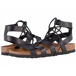 Women's cleo leather in black BIRKENSTOCK