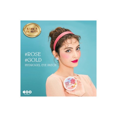 Rose & Gold Purifying Hydrogel Eye Patch, Гидрогелевые патчи с экстрактом розы и золотом