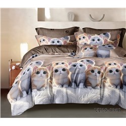 Постельное белье Зима-Лето из поплина с окантовкой ЗЛПО28-1450