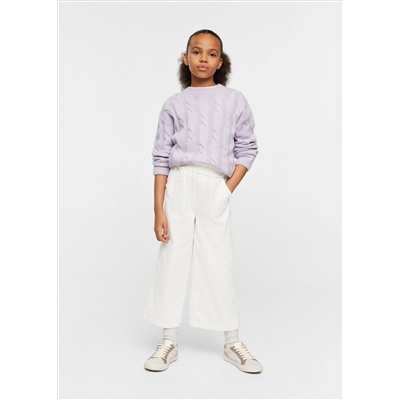 Pantalón pana culotte