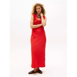 Sleeveless Polo Maxi Dress