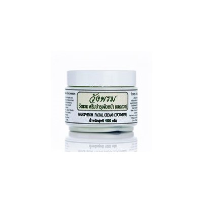 Крем для лица с огурцом Wang prom herb 100 г / Wang prom herb facial cream cucumber 100 g