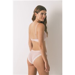Sujetador triangular CHARMING algodón rosa