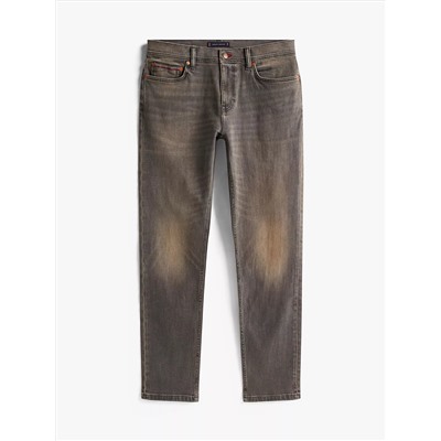 Garment Washed Slim Jean