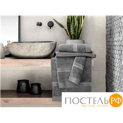 Togas МИЭЛЬ т-серый К-т Полотенец 50х100/70х140, 100% хлопок, 550 гр/м2