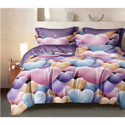 Постельное белье Зима-Лето из поплина с окантовкой ЗЛПО28-1448