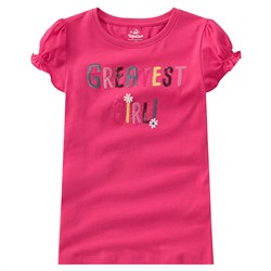 Mädchen T-Shirt mit Pailletten