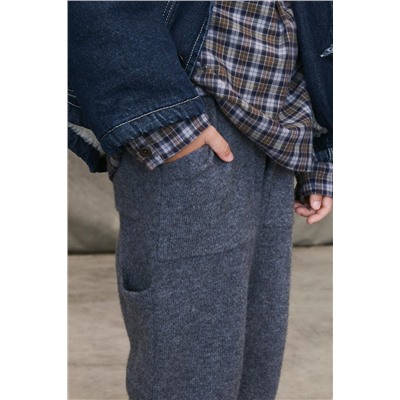 LIMITED EDITION KNITTED TROUSERS WITH POCKETS