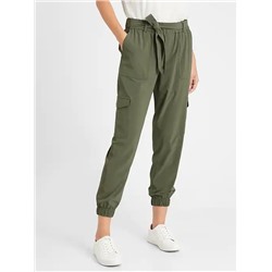 Tie-Waist Cargo Jogger