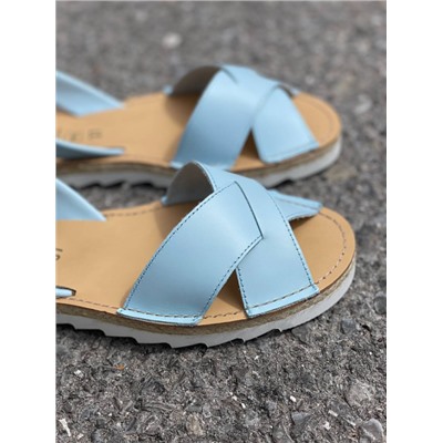 Босоножки от испанского производителья Ab.Zapatos Cruz-Yute celeste АКЦИЯ