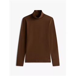 Long-Sleeve Turtleneck T-Shirt