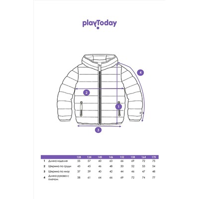 Куртка PLAYTODAY, 1124568
