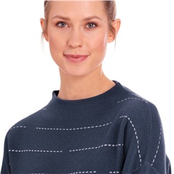 Damen Strickpullover mit Stehkragen