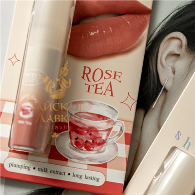 ТИНТ ДЛЯ ГУБ И ЩЕК ГЛЯНЦЕВЫЙ «SWEET CAFE» (06 ROSE TEA, ПЕРСИКОВЫЙ) BABY BRIGHT