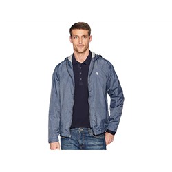 U.S. POLO ASSN. Heather Hooded Windbreaker