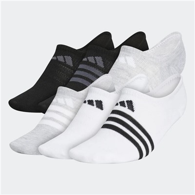 SUPERLITE SUPER-NO-SHOW SOCKS 6 PAIRS