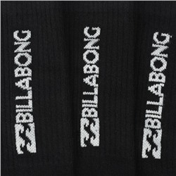 Billabong Unisex Crew Tennis Socken 3 Paar schwarz BG-02 CREW