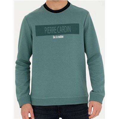 Yeşil Regular Fit Sweatshirt