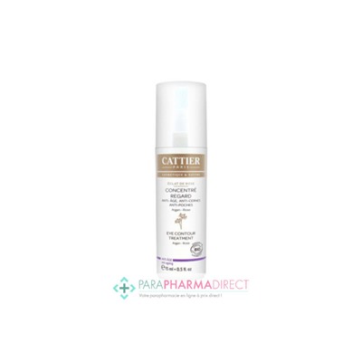 Cattier Éclat de Rose Concentré Regard BIO 15ml