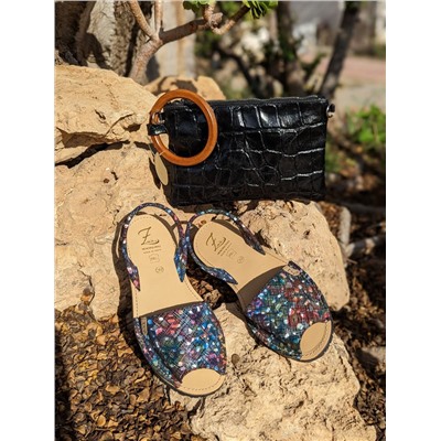 AB.Zapatos · 320-95 · azul+Pelle PULSERA Negro АКЦИЯ