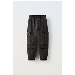 DENIM JOGGERS