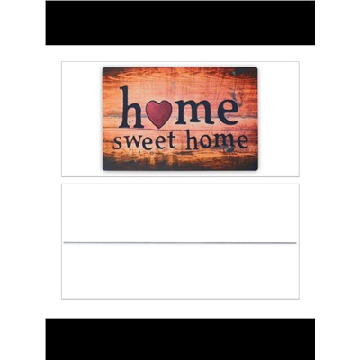 Fußmatte Home Sweet Home in Bunt - (L)60 x (B)40 cm