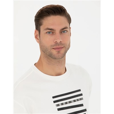 Ekru Regular Fit Sweatshirt