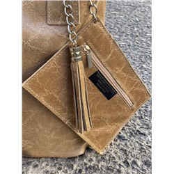 PELLE - Shopper napa taupe