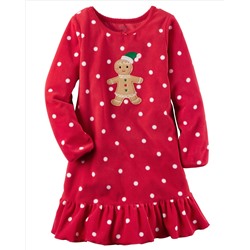Fleece Christmas Sleep Gown