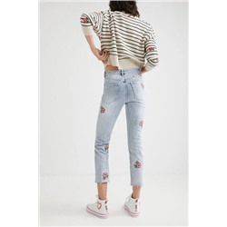 Vaquero Straight cropped floral