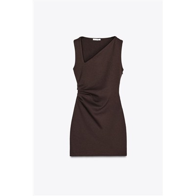 DRAPED SHORT DRESS