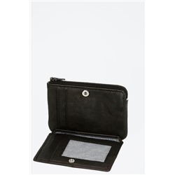 Monedero de piel Striking Negro